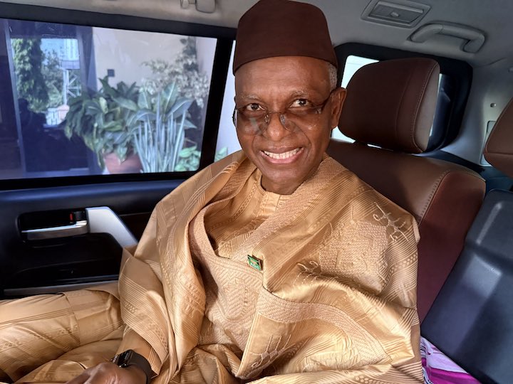 Nasir El-rufai arrives EFCC office