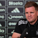 Newcastle coach Eddie Howe